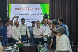 রাষ্ট্রপতি পদে মির্জা ফখরুলের মনোনয়নপত্র দাখিল
