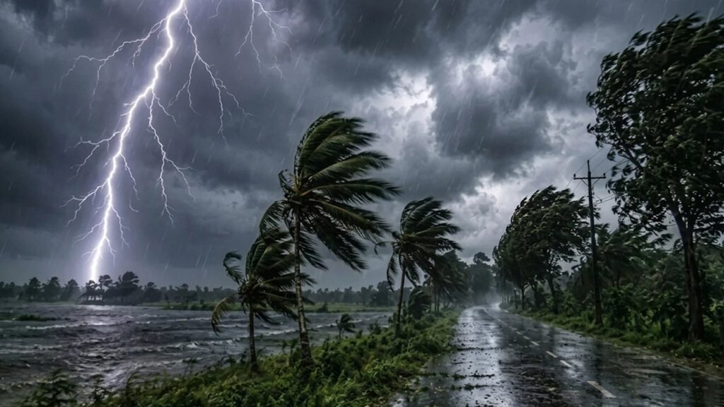 চার জেলায় ঘণ্টায় ৬০ কিলোমিটার বেগে ঝড়ের শঙ্কা, নদীবন্দরে সতর্কতা